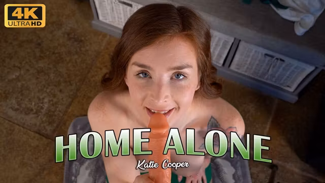 Katie Cooper Home Alone Wants You To Wank Your Cock For Her